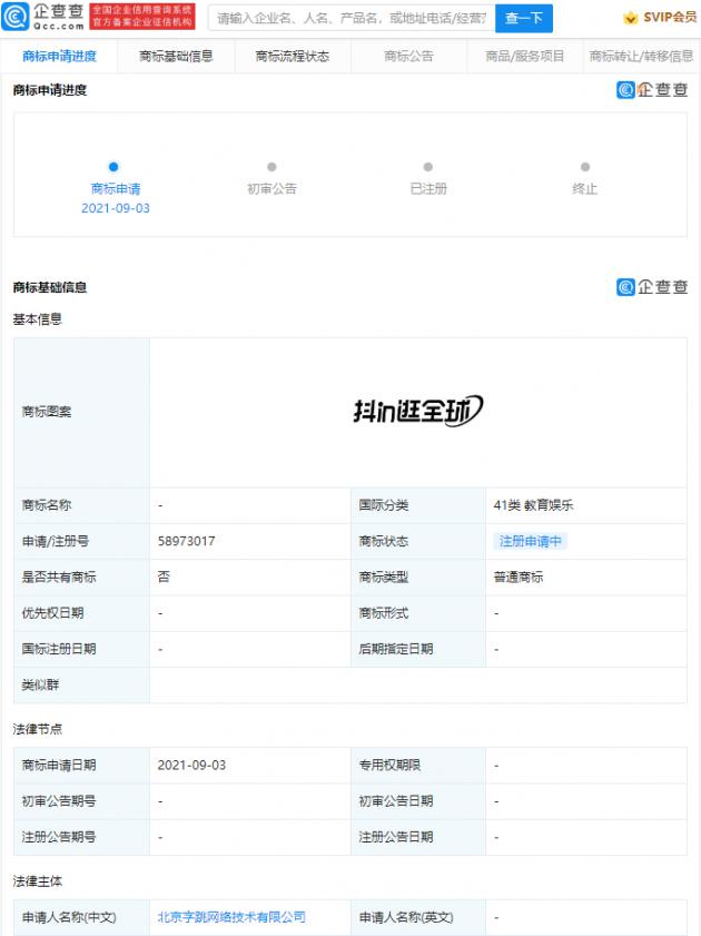 字節跳動新商標“抖in逛全球”，防御商標的必要性！