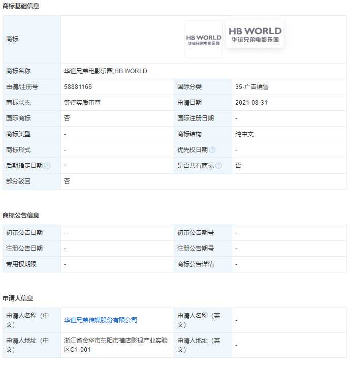 華誼兄弟注冊電影樂園商標，企業注冊商標應該如何選擇商標類別？