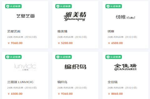 商標注冊24類包括哪些？第24類商標轉讓價格是多少？