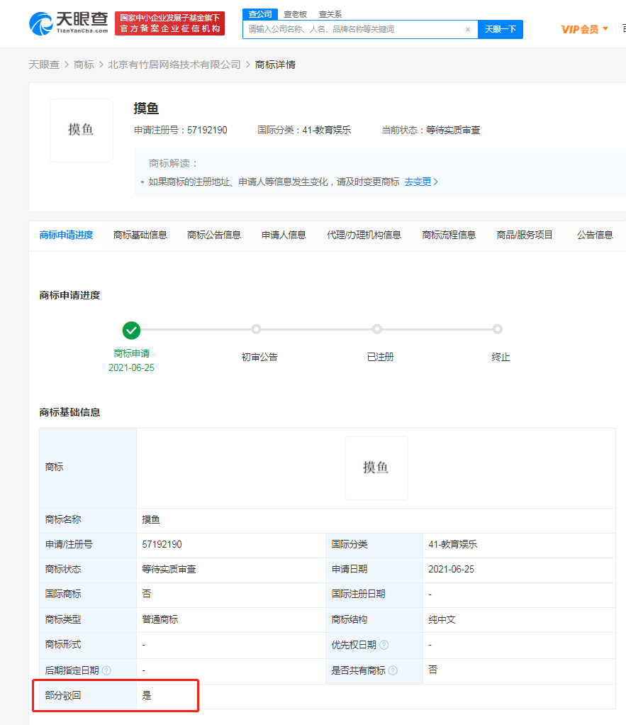 字節(jié)申請摸魚商標(biāo)被駁回，商標(biāo)被駁回的原因有哪些？