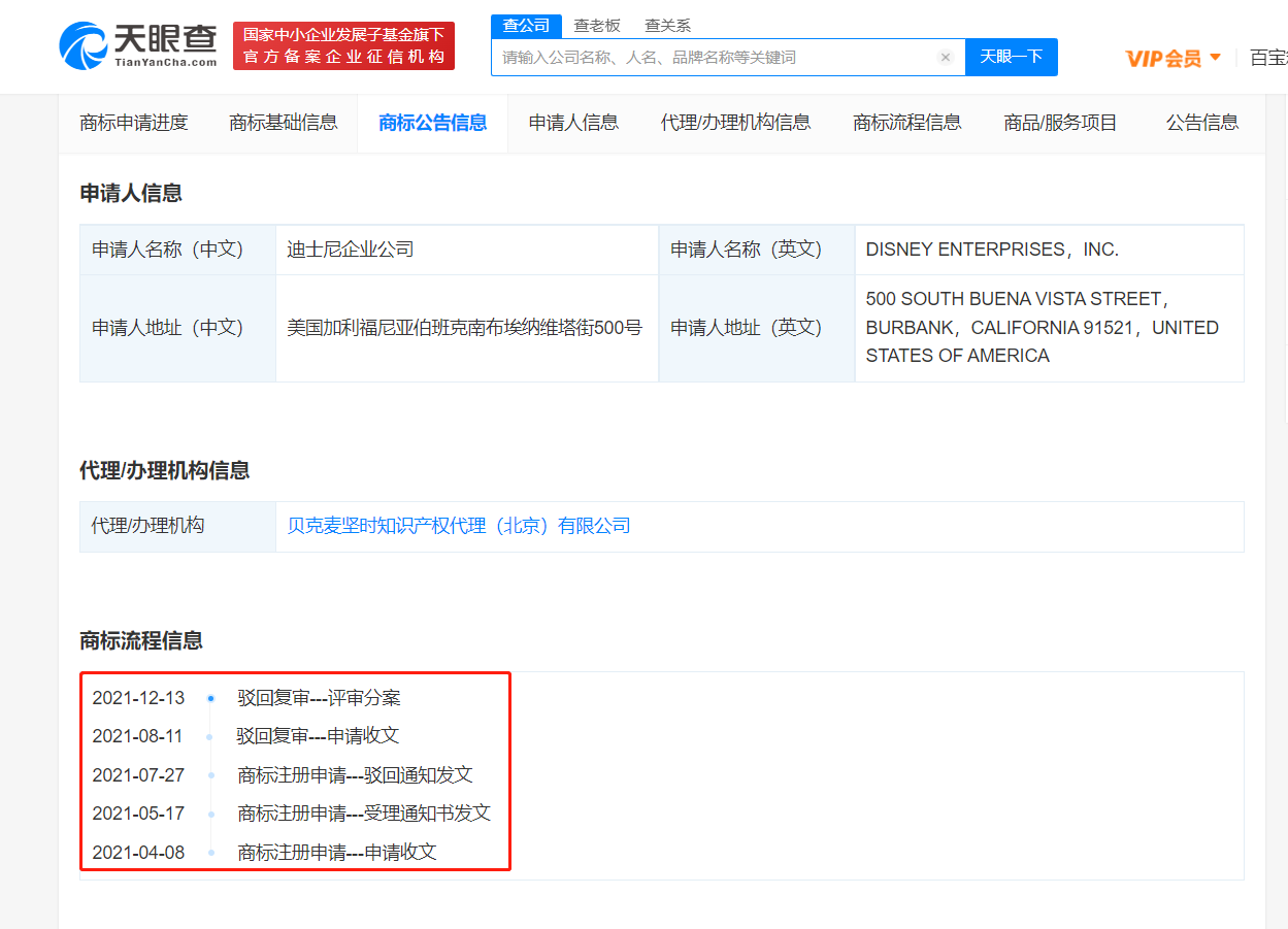迪士尼申請LINABELL商標被駁回，英文商標被駁回的情況有哪些？