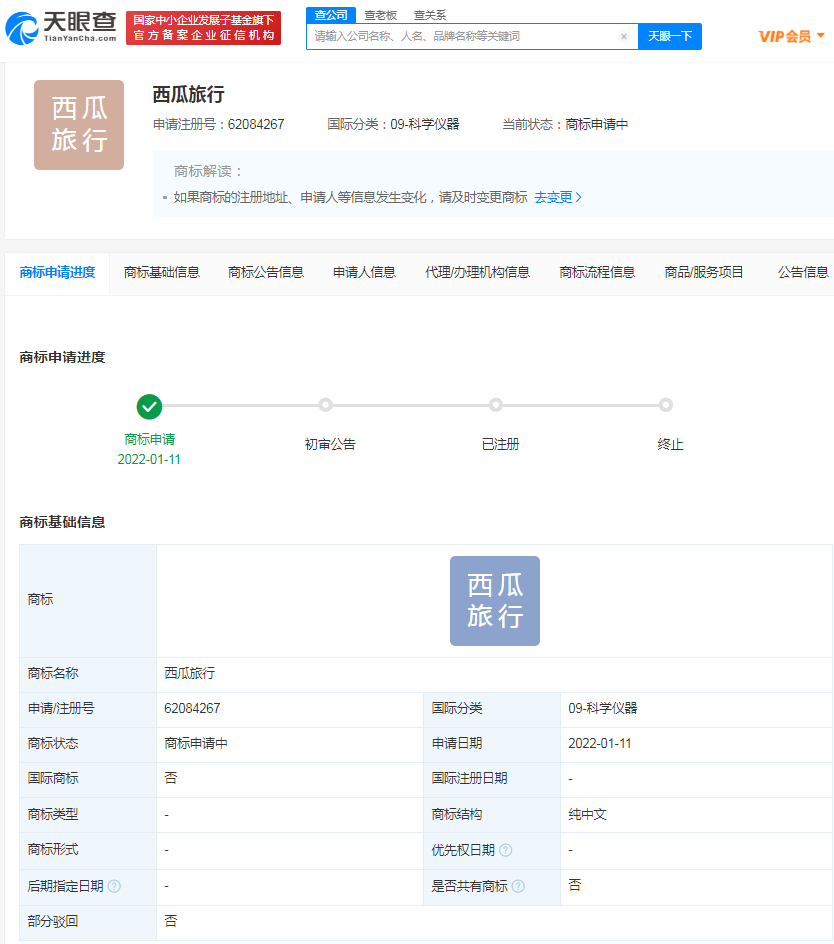 美團再次申請西瓜旅行商標，注冊商標如何取名字？