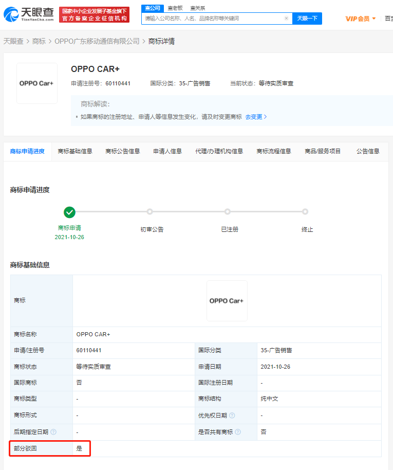 OPPO申請OPPOCAR相關商標部分被駁回，商標被部分駁回了怎么辦？