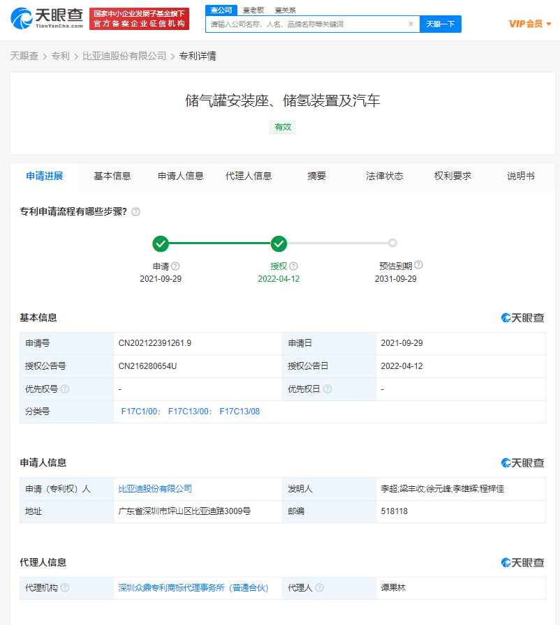 比亞迪氫燃料電池裝置專利獲授權，專利費用減免怎么申請？