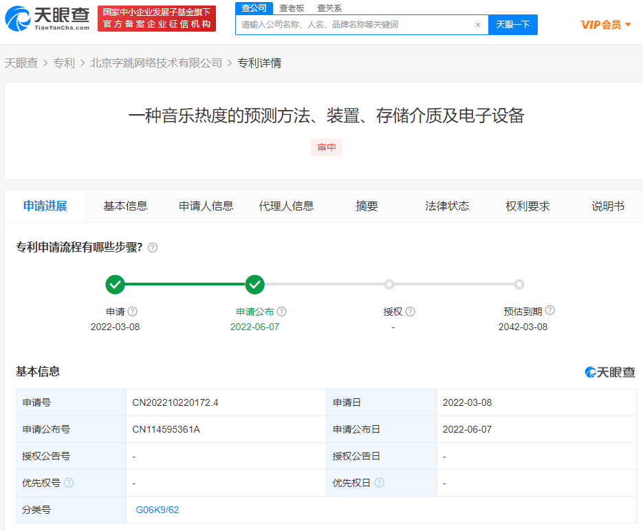 字節跳動音樂熱度預測專利公布，專利審查的工作內容是什么？