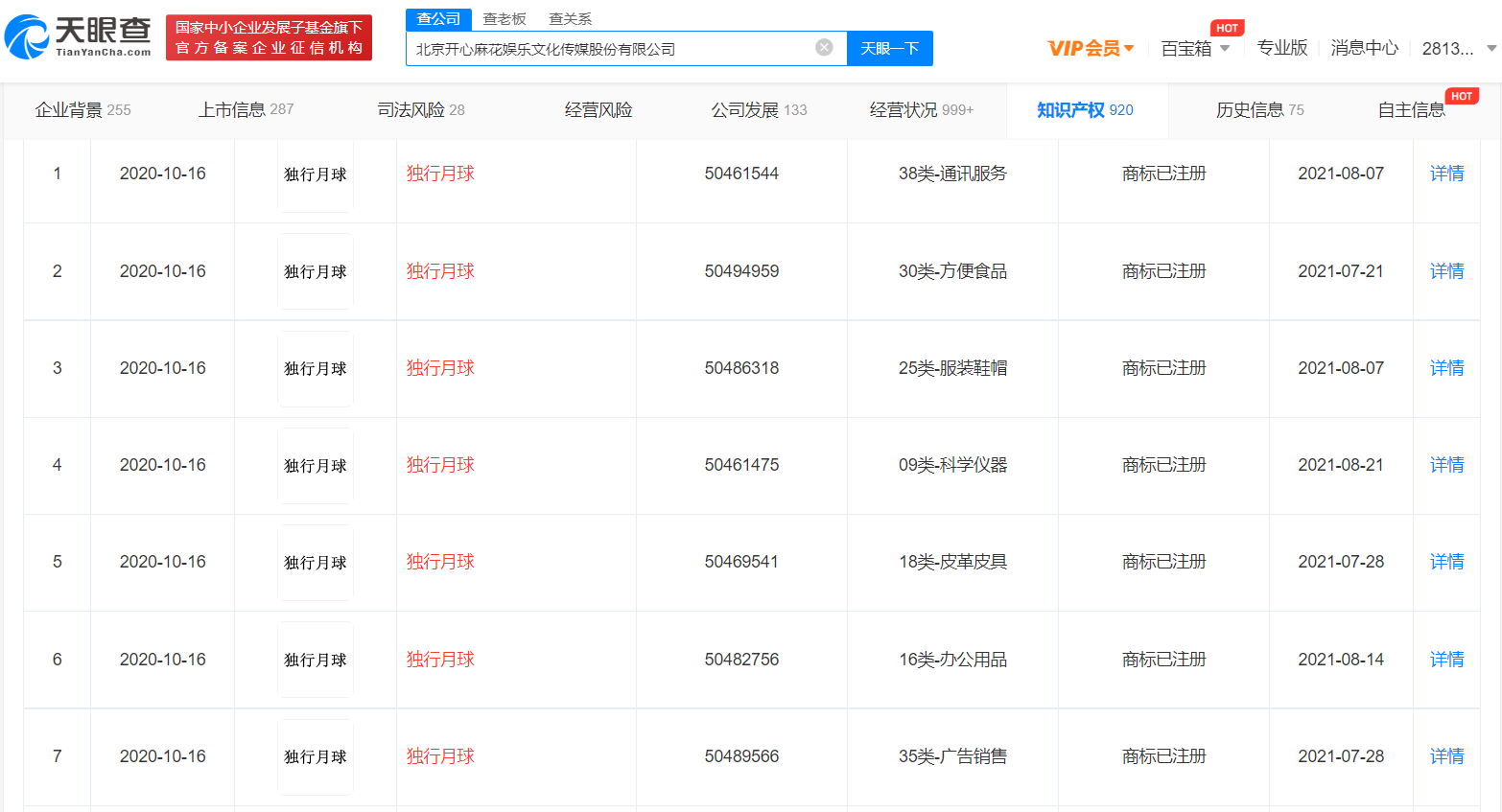 開心麻花申請獨孤月馬藍星商標，商標注冊申請要怎么弄？