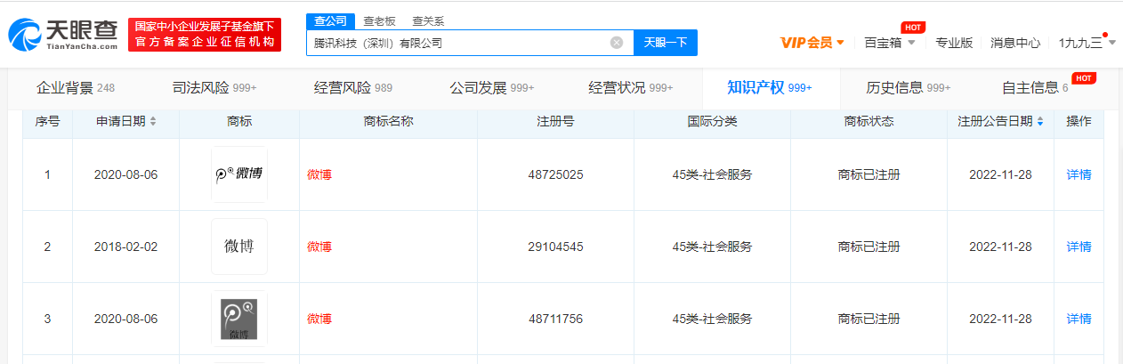 騰訊再注冊成功3枚微博商標， 商標注冊的主要特征有哪些？