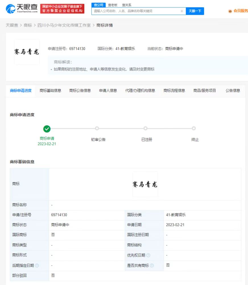 丁真工作室申請(qǐng)注冊(cè)賽馬青龍商標(biāo)，商標(biāo)注冊(cè)的條件有哪些？