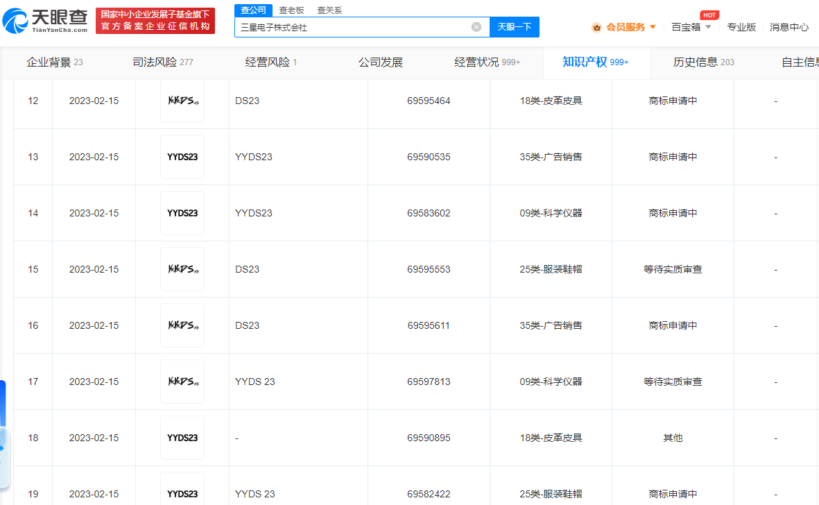 三星申請YYDS23商標，商標注冊申請有哪些流程？