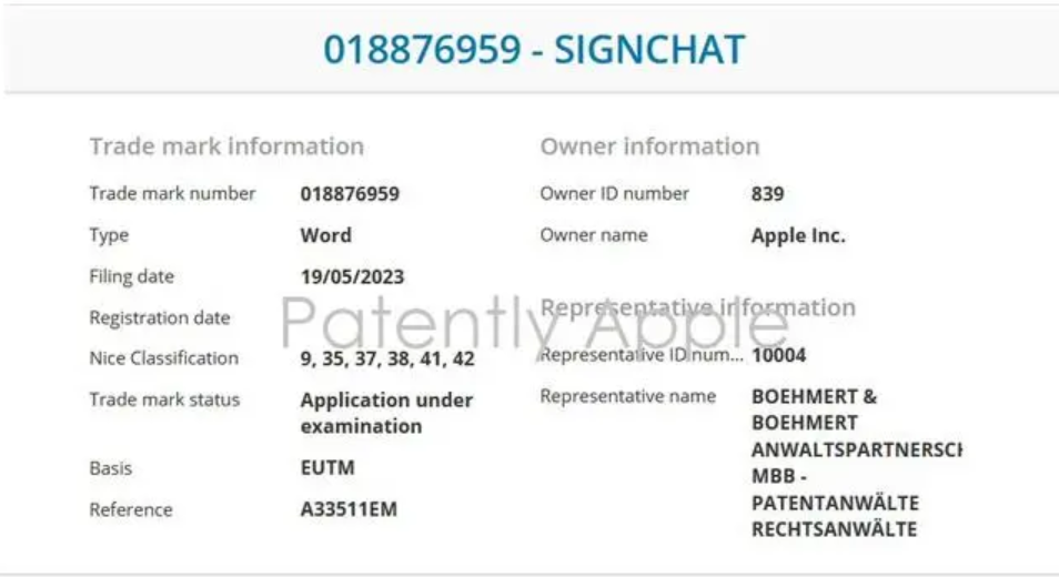 蘋果申請“SignChat”商標，企業商標如何注冊？